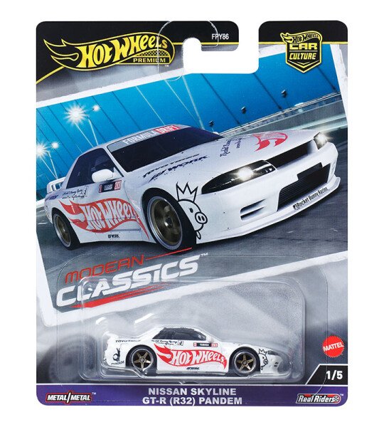 Hot Wheels 1:64 Car Culture 2024 E – Nissan Skyline GT-R (R32) Pandem – Modern Classics