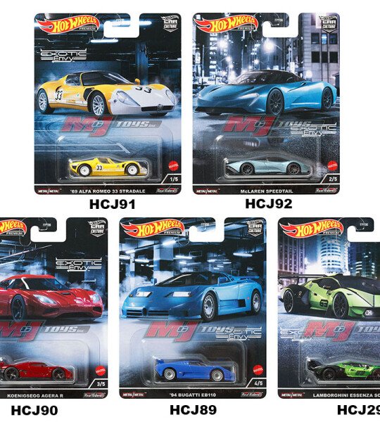 MODELO ESCALA 1:64 Car Culture 2022 M Case Exotic Envy HOT WHEELS PRECIOS ESPECIALES