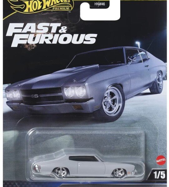 Hot Wheels 1:64 Fast & Furious Premium 2024 1970 CHEVROLET CHEVELLE - RAPIDO Y FURIOSO