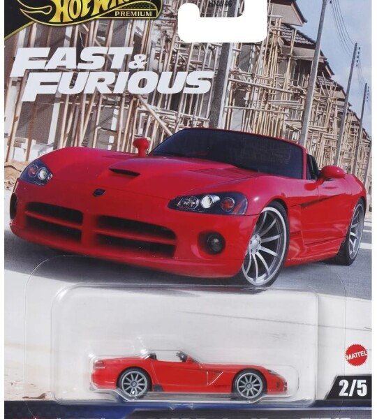 Hot Wheels 1:64 Fast & Furious Premium 2024 2003 DODGE VIPER SRT10 - RAPIDO Y FURIOSO