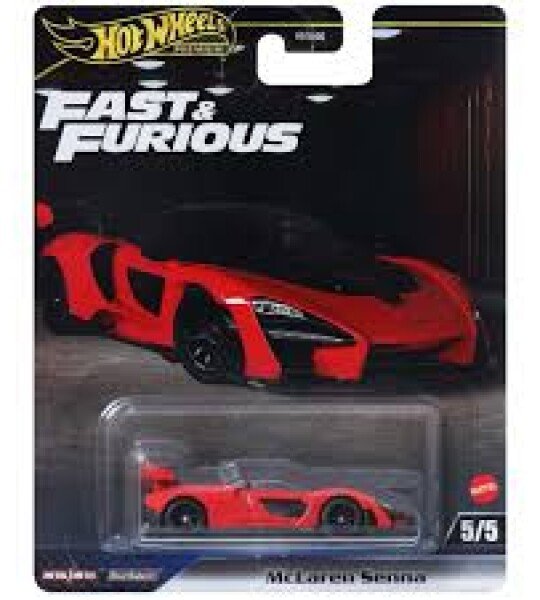 Hot Wheels 1:64 Fast & Furious Premium 2024  MCLAREN SENNA RAPIDO Y FURIOSO