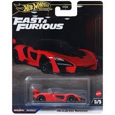 Hot Wheels 1:64 Fast & Furious Premium 2024  MCLAREN SENNA RAPIDO Y FURIOSO