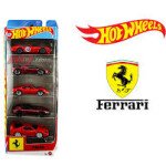 Hot Wheels 1:64 Basic 5 Pack Set 2026 Ferrari - set de 5 modelos