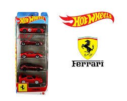 Hot Wheels 1:64 Basic 5 Pack Set 2026 Ferrari - set de 5 modelos