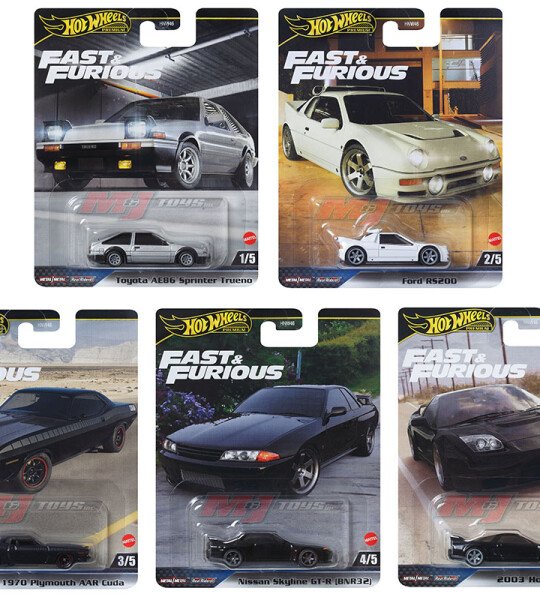 MODELOS Hot Wheels 1:64 Fast & Furious Premium 2024 E Assortment - RAPIDO Y FURIOSO precios especiales cash