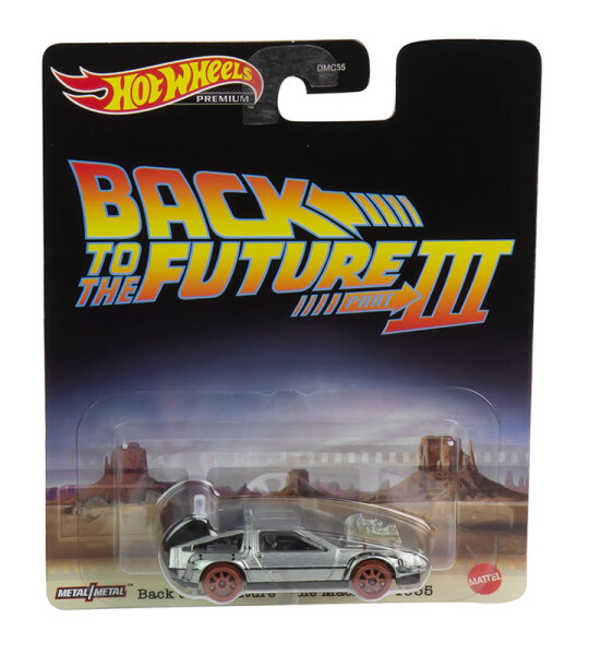 MODELO ESCALA 1/64 Back To The Future Part III Time Machine (delorean de regreso al futuro)