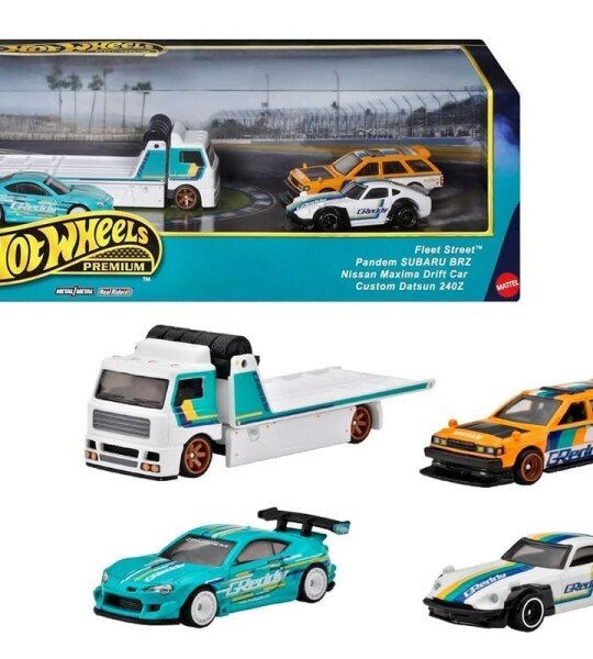 Hot Wheels 1:64 Collector Set Premium – Fleet Street Greddy Racing - PRECIOS ESPECIALES