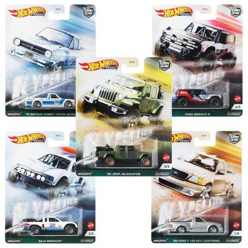 MODELOS ESCALA 1:64 HOT WHEELS PREMIUM 2021 F Case " Hyper Haulers "