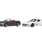 Hot Wheels 1:64 Car Culture Premium 2 pack Mazda Mazdaspeed Miata & Mazda RX7 FC Pandem