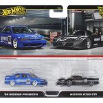 Hot Wheels 1:64 Car Culture Premium 2-Car Set ’94 Nissan Primera & Nissan R390 GT1