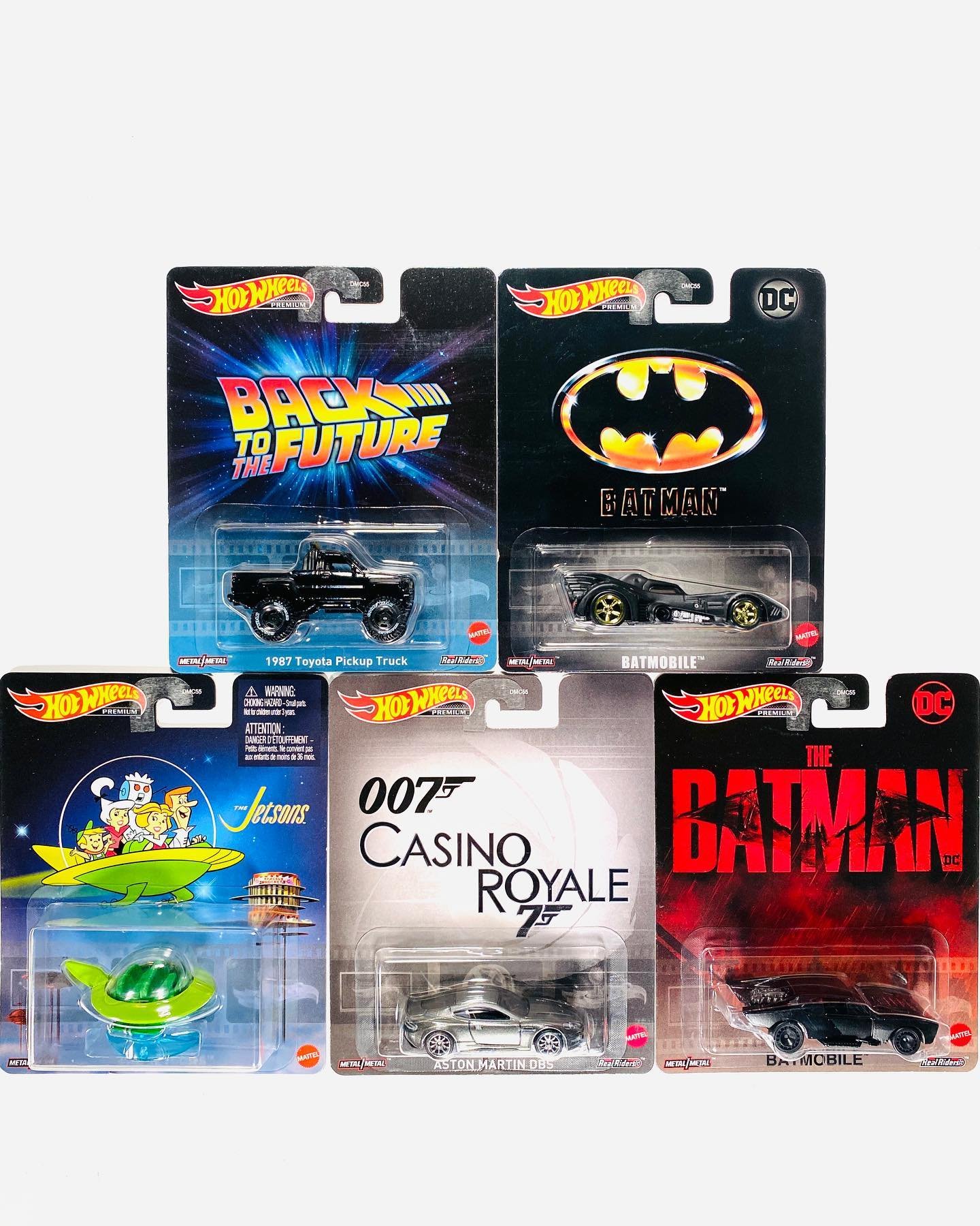 MODELO ESCALA 1:64 Retro Entertainment N Case 2023 - BATMAN Y BACK TO THE FUTURE