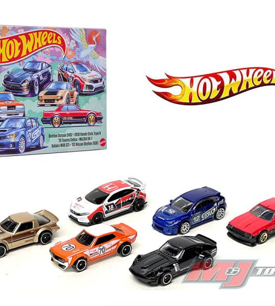 MODELO ESCALA 1:64 Import Theme Multipack 6 Cars Set HOT WHEELS JAPONESES - $30 CASH