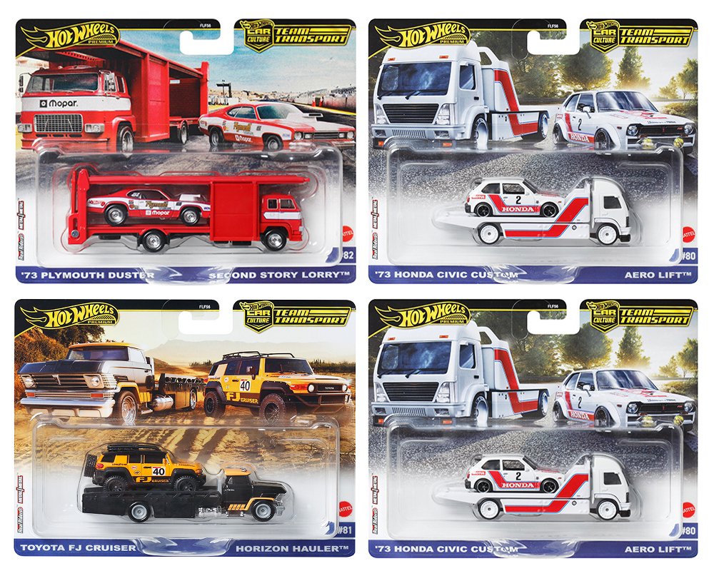 Hot Wheels 1:64 Team Transport 2025 G Case Assortment
