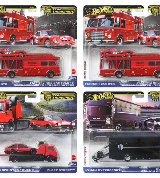 Hot Wheels 1:64 Team Transport 2025 H Case Assortment