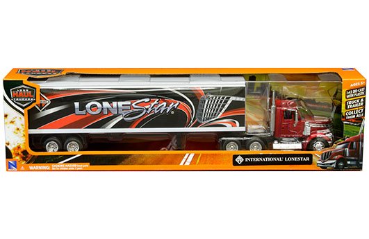 MODELO ESCALA 1:43 International Lonestar Container – Long Haul Truckers - TRAILER