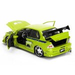 MODELO ESCALA 1:24 - Fast & Furious - Mitsubishi Lancer Evo VIII Brian's Green