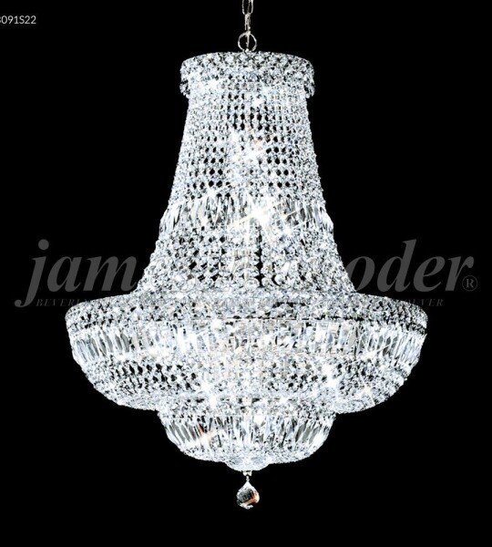 CANDELABRO CRISTAL SWAROVSKI James R. Moder Prestige Collection Crystal Chandelier in Silver - PLATA