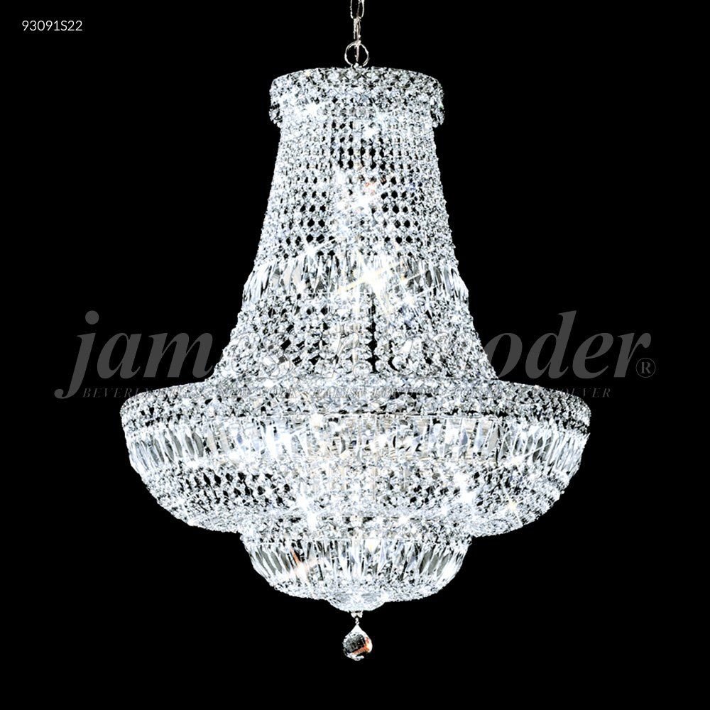 CANDELABRO CRISTAL SWAROVSKI James R. Moder Prestige Collection Crystal Chandelier in Silver - PLATA