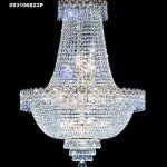 CANDELABRO CRISTAL JAMES MODER CON BRAZOS DE ORO  Gold Up Chandelier - 21 LUCES