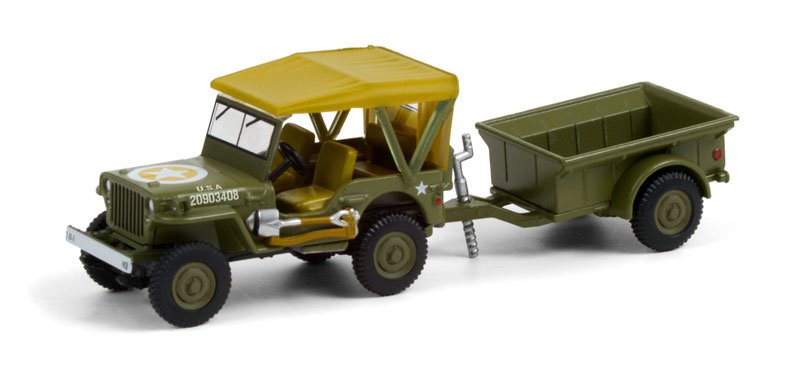 MODELO ESCALA 1:64 Hitch & Tow Series 22 - 1943 Willys MB Jeep