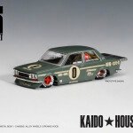 MODELO ESCALA 1:64 Kaido House Datsun 510 Pro Street SK510 GREEN