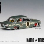 MODELO ESCALA 1:64 Kaido House Datsun 510 Pro Street SK510 GREEN