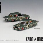 MODELO ESCALA 1:64 Kaido House Datsun 510 Pro Street SK510 GREEN