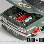 MODELO ESCALA 1:64 Kaido House Datsun 510 Pro Street SK510 GREEN