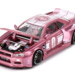 Nissan Skyline GT-R (R34) "KAIDO RACING FACTORY V1" RHD (Right Hand Drive) #0 Pink Metallic (Designed by Jun Imai) "Kaid