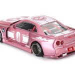 Nissan Skyline GT-R (R34) "KAIDO RACING FACTORY V1" RHD (Right Hand Drive) #0 Pink Metallic (Designed by Jun Imai) "Kaid