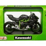 MOTO A ESCALA 1:12 Kawasaki Ninja H2 R (Dark Grey) -