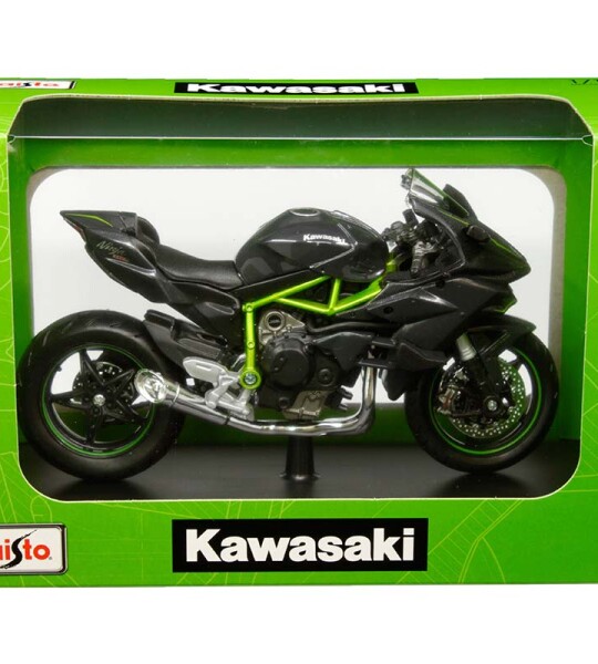MOTO A ESCALA 1:12 Kawasaki Ninja H2 R (Dark Grey) -