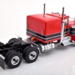 MODELO ESCALA 1/18 Kenworth W900 truck RED / BLACK Road Kings -CABEZAL
