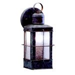 LUMINARIA DECORATIVA Kichler Lighting 1 Light Outdoor Wall Lantern in Verdigris 9477vg