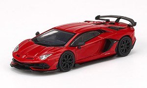 MODELO ESCALA 1/64 LAMBORGHINI AVENTADOR SVJ ROSSO MARS RD