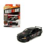 MODELO ESCALA  1:64 Import Heat - RalliArt - 2004 Mitsubishi Lancer Evolution (Black) - MiJo Exclusives