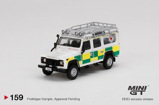 MODELO ESCALA 1:64 Mijo Exclusive World Wide Land Rover Defender 110 British Red Cross Search & Rescue RHD