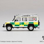 MODELO ESCALA 1:64 Mijo Exclusive World Wide Land Rover Defender 110 British Red Cross Search & Rescue RHD