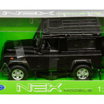 MODELO ESCALA 1:24 W/B – Land Rover Defender with roof rack (Black)