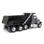 MODELO ESCALA 1/34 VOLQUETA GRIS METALICO / NEGRO MACK Granite MP Dump Truck By First Gear - CAMION VOLTEO