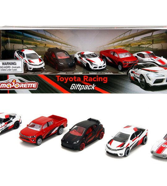 Majorette 1:64 Gift Pack Toyota Racing - SET DE 5 MODELOS