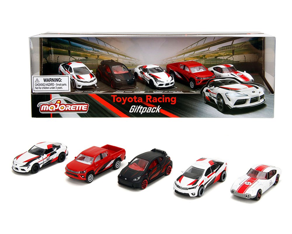 Majorette 1:64 Gift Pack Toyota Racing - SET DE 5 MODELOS