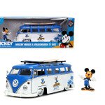 MODELO ESCALA 1:24 1962 Volkswagen Bus with Mickey Figure – Disney Mickey Mouse and Friends
