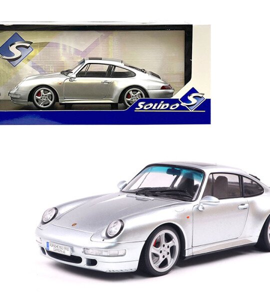 Solido 1:18 1996 Porsche 911 (993) 4S – Polar Silver