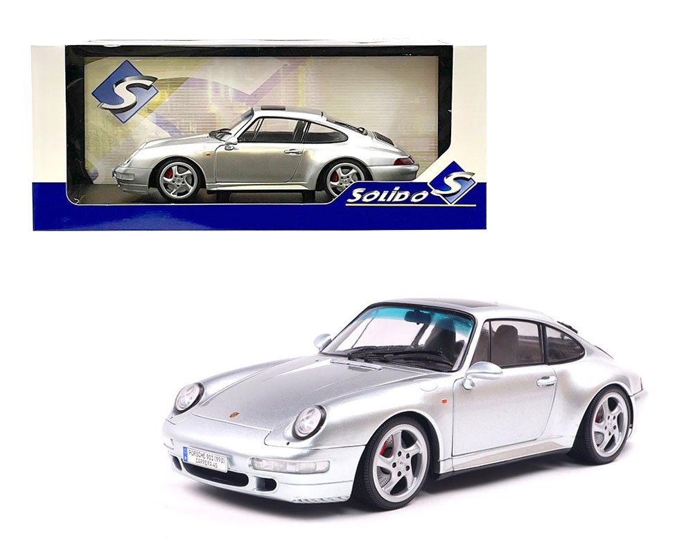 Solido 1:18 1996 Porsche 911 (993) 4S – Polar Silver
