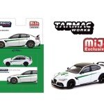 Tarmac Works 1:64 Alfa Romeo Giulia GTAm – White Green- Global64 – MiJo Exclusives
