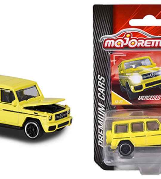 MODELO ESCALA Majorette 1:64 Premium Cars – Mercedes-AMG G 63 (Yellow)