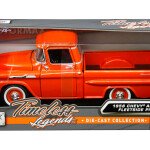 MODELO ESCALA 1:24 Timeless Legends – 1958 Chevrolet Apache Fleetside Pickup (Orange)