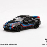 MODELO ESCALA 1:64 Mijo Exclusives World Wide LB★WORKS BMW M4 Black W/ M Stripe Limited Edition