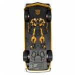 MODELO ESCALA Jada 1/24 Transformers Bumblebee 1977 Chevrolet Camaro Weathered Yellow